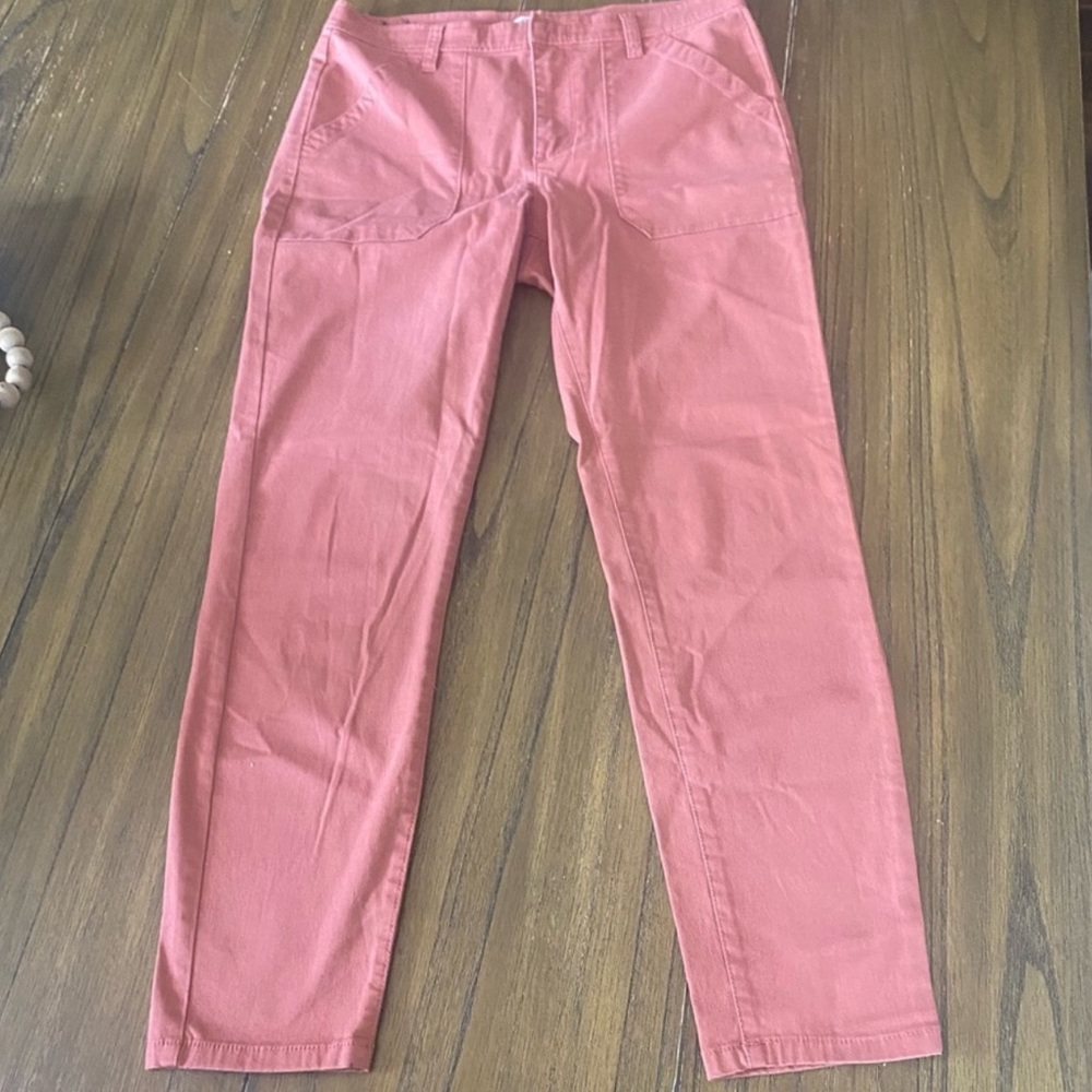 J.Crew salmon colored trouser pants